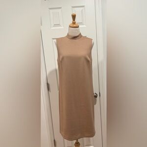 Ann Taylor Classic Tan Midi Dress